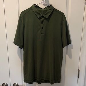 lululemon athletica Olive Polo Shirt